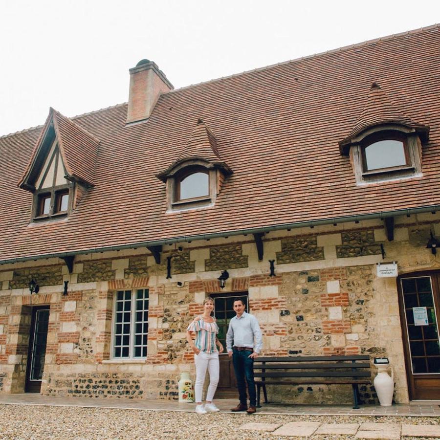 Le Prieure Des Fontaines Hotel Les Preaux Bagian luar foto