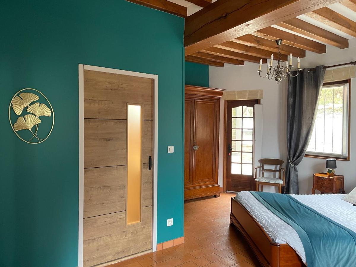 Le Prieure Des Fontaines Hotel Les Preaux Bagian luar foto